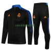 Real Madrid Ensemble Vestes d'Entraînement 22-23 Bleu Noir Pour Enfant